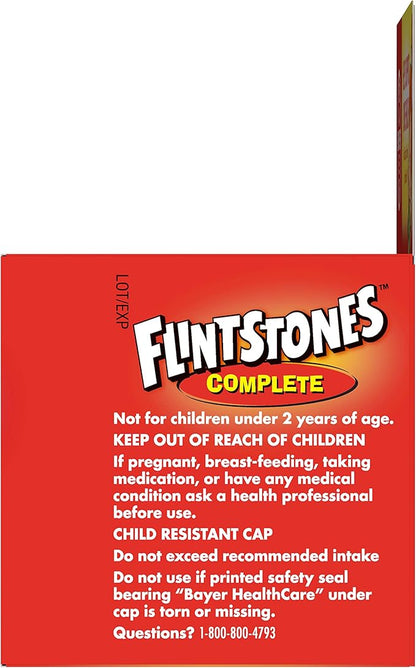 Flintstones Complet Size 60s Flintstones Complete Childrens Multivitamin Supplement Chewable Tabs 60ct