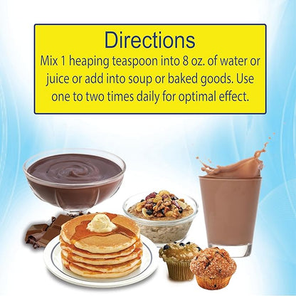 Unflavored Fiber Powder, Instant, Sugar-Free & Gluten-Free, 8 Ounce