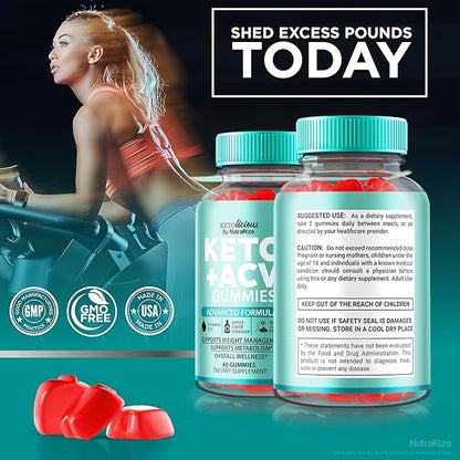 Ketolicious ACV Gummies, Official Keto ACV Gummies, All Natural Apple Cider Vinegar, Premium Keto+ACV Formula, Keto Plus ACV Gummy, Keto-Licious Gomitas Reviews (60 Gummies)