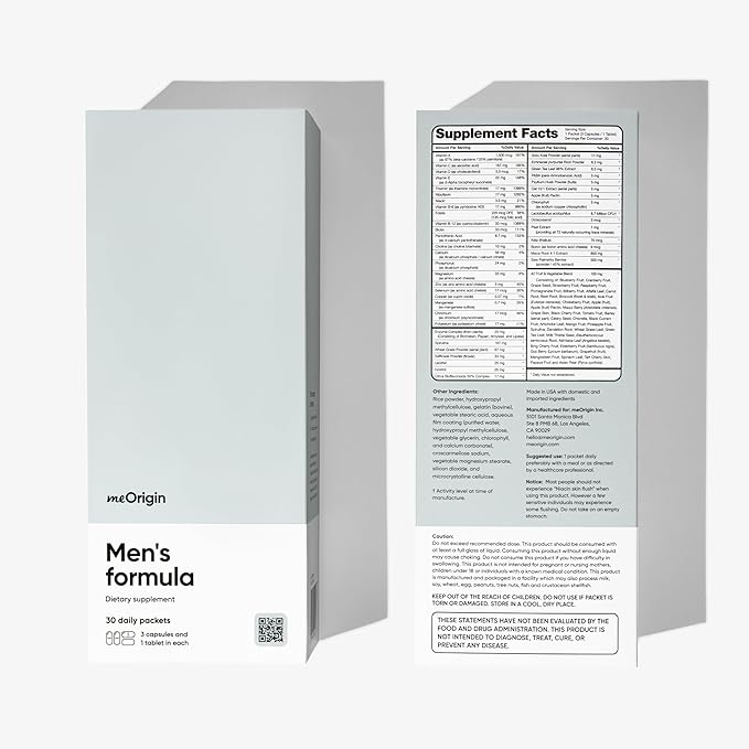 Multivitamin for Men, Full-Spectrum Supplement with Zinc, Vitamin D, C, B12, Maca, Biotin, Saw Palmetto – 82 Wholesome Nutrients for Men's Health Support, Energy, Healthy Hair, 30 Day Supply