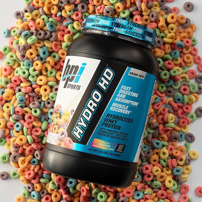BPI Sports Hydro HD - 100% Hydrolyzed Whey Protein Powder - Muscle Growth, Recovery, 25g of Protein, Low Carb, Low Sugar, Fast Absorbing (23 Servings, Fruity Loopers)