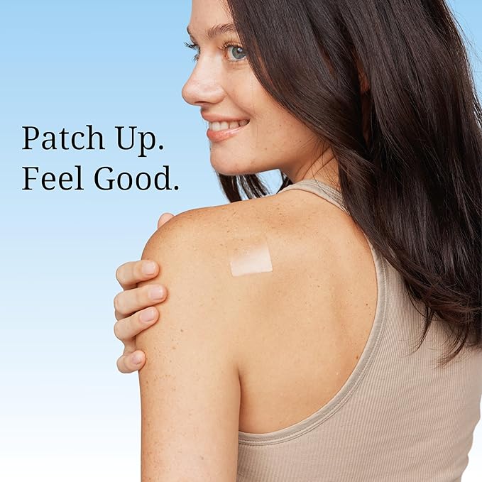 The Patch Remedy Original Sleep Patches - 30 Topical Sleep Support Patches with Valerian Root Extract, Passionflower, Hops, Magnesium Glycinate Transdermal Skin Stickers