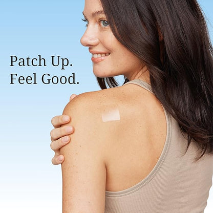 The Patch Remedy Original Sleep Patches - 30 Topical Sleep Support Patches with Valerian Root Extract, Passionflower, Hops, Magnesium Glycinate Transdermal Skin Stickers