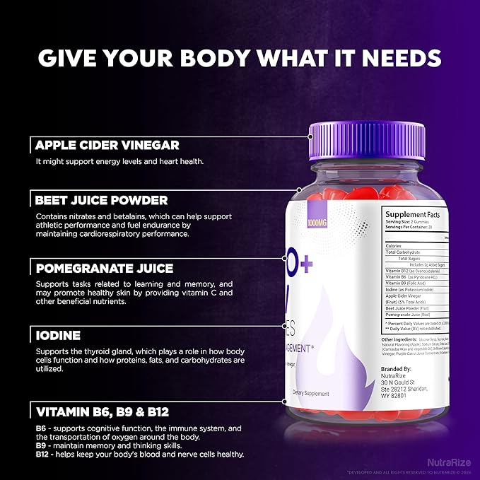 BurnWell Keto ACV Gummies, Burn Well Advanced Keto + ACV Gummies Weight Loss Formula, 1000 MG Apple Cider Vinegar, Keto Plus ACV Gummy, Official ACV Keto Reviews (60 Gummies)