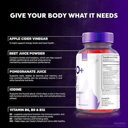 BurnWell Keto ACV Gummies, Burn Well Advanced Keto + ACV Gummies Weight Loss Formula, 1000 MG Apple Cider Vinegar, Keto Plus ACV Gummy, Official ACV Keto Reviews (60 Gummies)