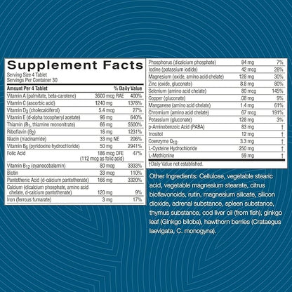 Nature's Sunshine Mega-Chel, 120 Tablets, Complete Vitamin with Powerful Antioxidants, Herbs, Vitamins, Minerals, and Amino Acids That Support The Circulatory System