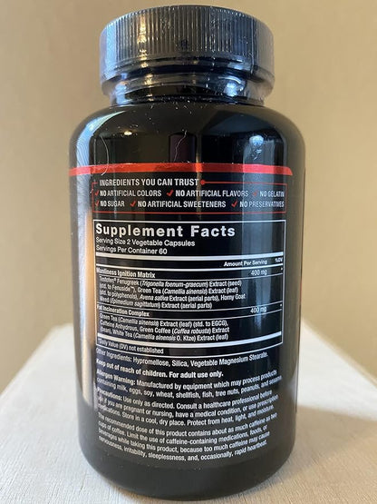Force Factor Test X180 Ignite 120ct 2-Pack, 240 Count