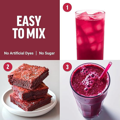 FORCE FACTOR Total Beets Organic Beetroot Powder, Superfood to Boost Daily Nutrition, USDA Organic, Vegan, Gluten-Free, and Non-GMO Beet Supplement, Unflavored, 180 Servings, 2-Pack