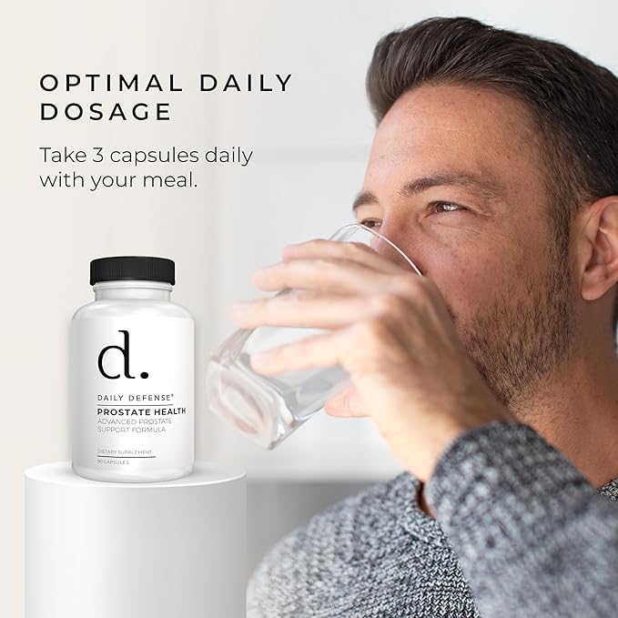 Prostate Health Supplements for Men - Prostate Supplements with Saw Palmetto Powder, Vitamin E, Zinc, Mushrooms, Pumpkin Seed - Prostate Support Dietary Supplement for Men, 90 Ct