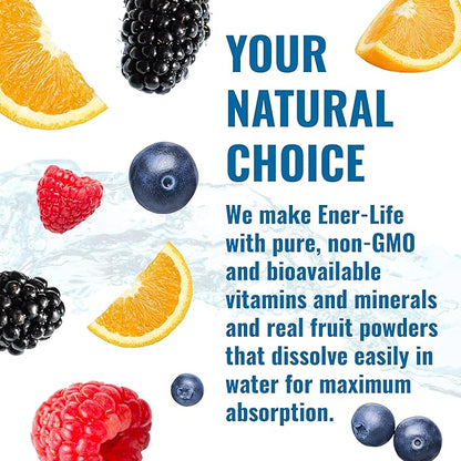 Ener-C & Ener-IV Drink Mix Pack- Vitamin Packets for Water, Electrolytes Powder Packet, Hydration Liquid Mix, Immune Booster for Adults, Healthy Energy, Low Sugar Rehydration for Women & Men- 42 Count