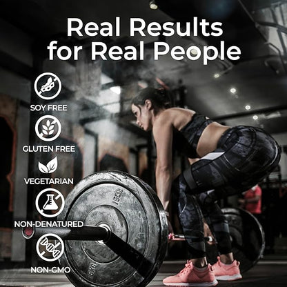 Whey Fantastic Unflavored - 100% Natural Grass Fed Whey Protein Powder - Unique 3-Whey Blend of Whey Isolate, Concentrate & Hydrolysate Provides 25g of Protein per Serving - 5lb - 75 Servings