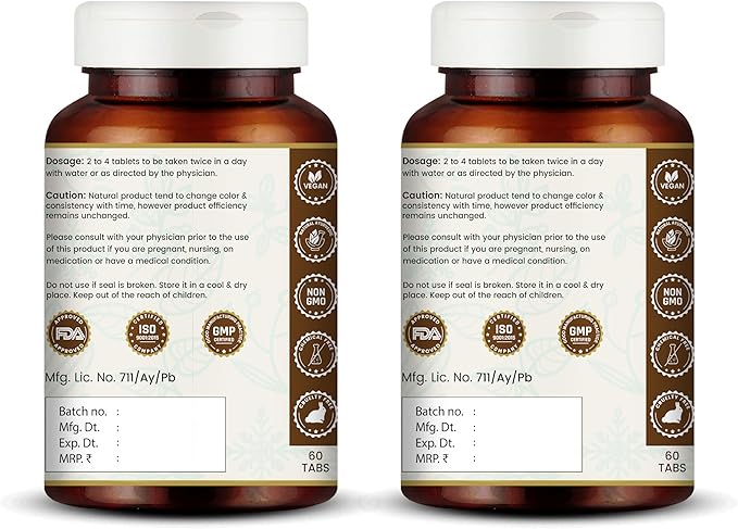 Punarnavadi Guggulu - Supports Kidney and Liver Health | Promotes Natural Fluid Balance and Wellness | Ayurvedic Herbal Supplement | 120 Tablets