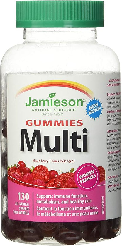Jamieson Multivitamin Gummies for Women, 130 Gummies