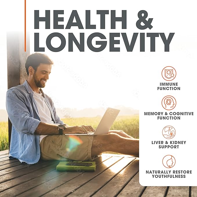 Genius Mushroom Supplement - Lions Mane, Cordyceps, Reishi - Brain Nootropic for Energy, Focus, Overall Wellness, & Immune Support, 180 Veggie Pills