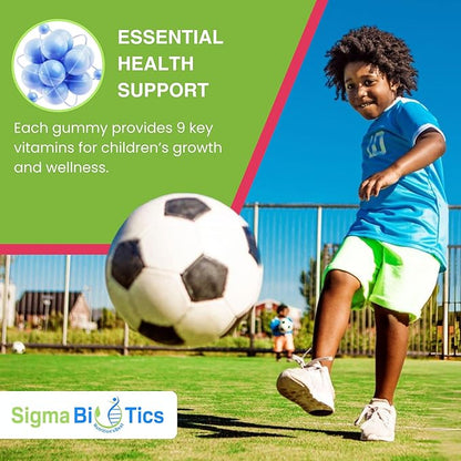 Kids Multivitamin Gummies - Bear-Shaped Kids Vitamin Gummies for Immune Support and Growth - Non-GMO, Vegetarian Daily Gummies - Exciting Flavors - Multivitamins for Kids - 45 Servings