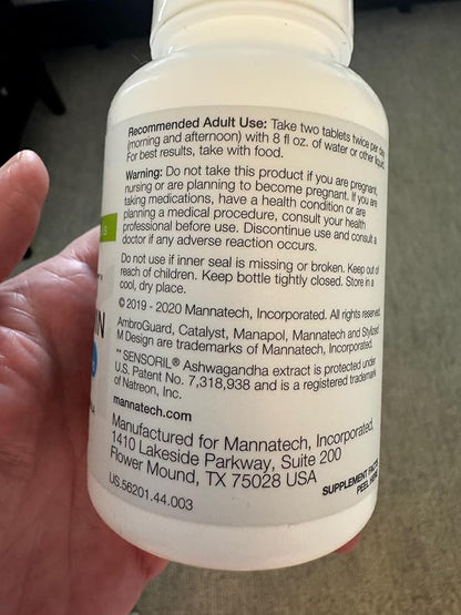 Mannatech Catalyst Multivitamin 120 Tablets, Maximize Your Multivitamin. Provides Antioxidants Vitamin A, Vitamin C, and Vitamin E, Now with Ashwagandha to Support You Physically and Emotionally