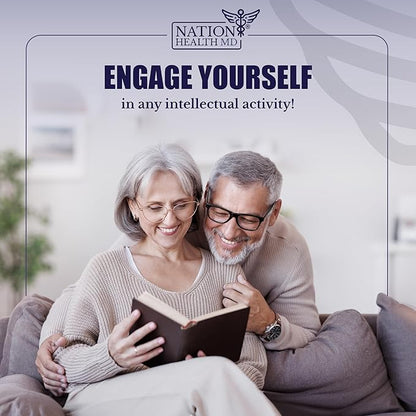 Cognilux - Brain Supplements for Memory and Focus - Nootropic Focus Supplement with Niacin, Vitamin B6, GABA and More - Memory Supplement for Brain, Brain Health, 60 Capsules