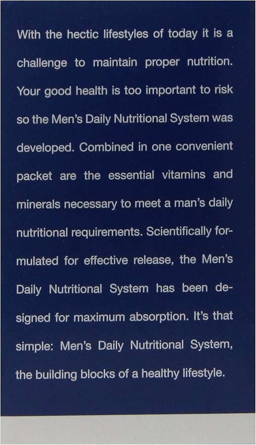 Evince Naturals Men's Daily Nutritional System, Multivitamin