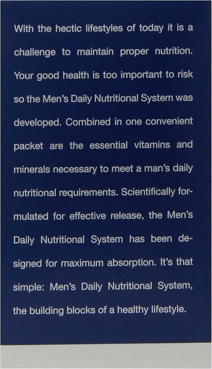 Evince Naturals Men's Daily Nutritional System, Multivitamin