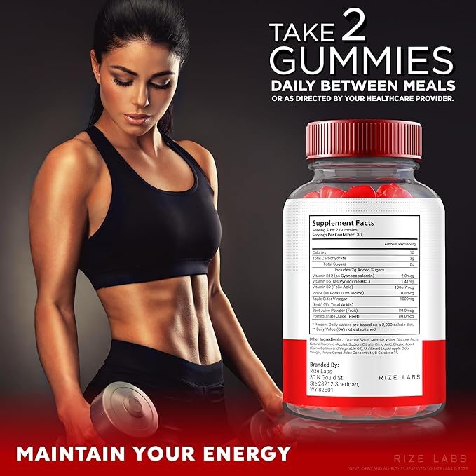 Trinity Keto+ACV Gummies for Advanced Weight Loss, All Natural Apple Cider Vinegar Supplement, 500 mg (60 Gummies)