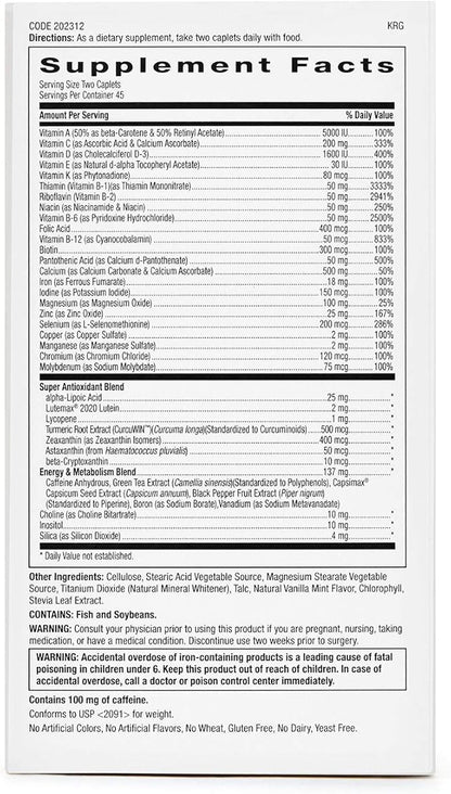 GNC Womens Ultra Mega Energy and Metabolism Multivitamin for Women, 90 Count, for Increased Energy, Metablism, and Calorie Burning