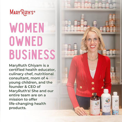 MaryRuth Organics Vegan Collagen for Women & Men, Collagen Boosting Gummies, Skin Care, Lysine, Vitamin C, Vitamin A, Amla, Supplement for Hair & Skin, Vegan, Non-GMO, Gluten Free, 90 Servings