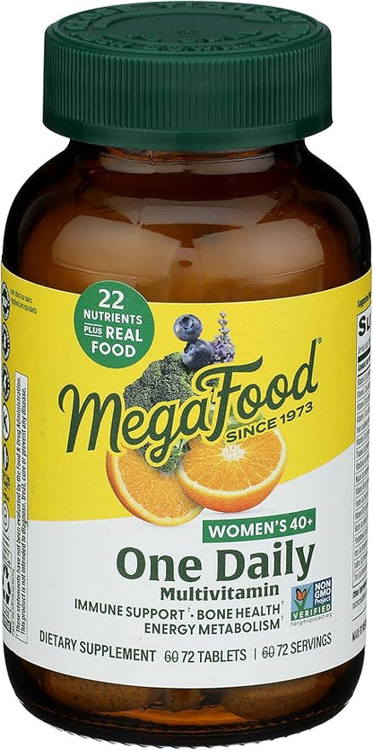 MEGAFOOD Women's 40+ One Daily Multivitamin Tablets, 72 CT