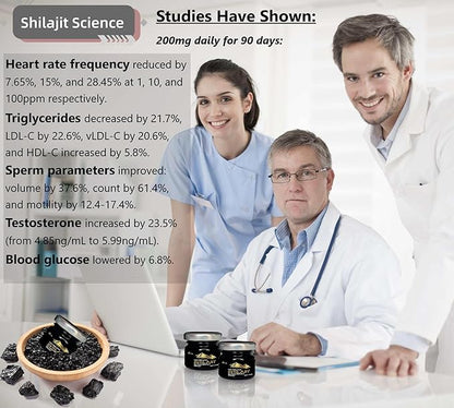 Shilajit Pure Himalayan Organic Shilajit Resin Supplement- Gold+ Grade with 85+ Trace Minerals with 75% Fulvic Acid, Overall Energy & Immune Support, Pure Shilajit for Men & Women, 65g