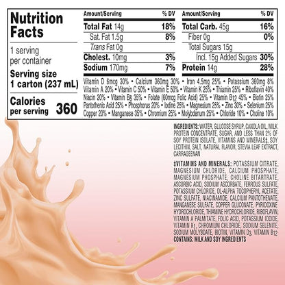 BOOST Plus Ready to Drink Balanced Nutritional Drink, Creamy Strawberry, 8 Fl Oz (Pack of 24)