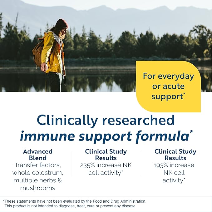 Researched Nutritionals Liposomal Glutathione Liquid + Colostrum & Mushrooms Supplement for Immune Support - Enhanced Immunity Duo - Tri-Fortify Orange + Transfer Factor Multi-Immune (2 Piece Set)