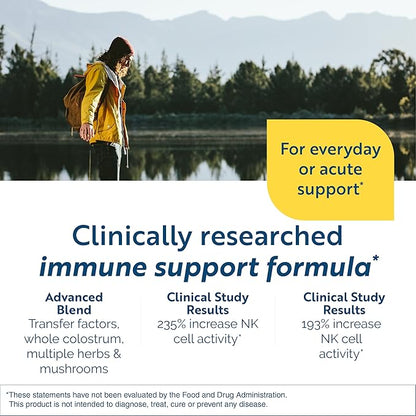 Researched Nutritionals Liposomal Glutathione Liquid + Colostrum & Mushrooms Supplement for Immune Support - Enhanced Immunity Duo - Tri-Fortify Orange + Transfer Factor Multi-Immune (2 Piece Set)