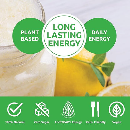 UCAN Energy Powder, Lemon, Keto, Sugar-Free Pre & Post Workout for Men & Women, Non-GMO, Vegan, Gluten-Free, Great for Runners, Gym-Goers and High Performance Athletes | 30 Servings (26.5 Ounces)