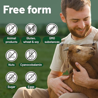 Vegan Multivitamins & Minerals for Women and Men with High Strength Vitamin B12, D3 & K2. 180 Multivitamin Tablets - 6 Months Supply. Vitamins for Vegans & Vegetarians