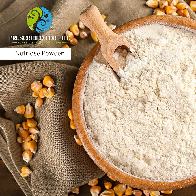 Prescribed For Life Nutriose Powder | Natural Fiber Supplement | Prebiotic Soluble Corn Fiber for Adults | Gluten Free, Vegan, Non GMO (12oz / 340g)