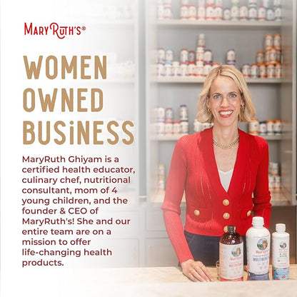 MaryRuth Organics Herbal Supplement Drop, Antioxidant, Boost Energy, Pack of 1, Ginseng Root for Vitality, Supports Focus and Endurance, Vegan, Non-GMO, Gluten Free, 1 Fluid Ounces