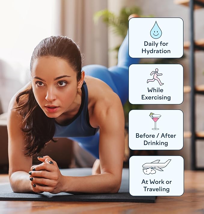 Feel Goods Hydration Hero, 1,000mg Electrolytes Powder, Sugar Free, Magnesium, Organic Coconut Water, L Theanine, Vitamin C & B12, Keto, Vegan, Electrolyte Packets, Passion Fruit Punch, 15 Count