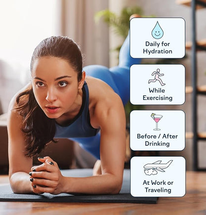 Feel Goods Hydration Hero, 1,000mg Electrolytes Powder, Sugar Free, Magnesium, Organic Coconut Water, L Theanine, Vitamin C & B12, Keto, Vegan, Electrolyte Packets, Passion Fruit Punch, 15 Count