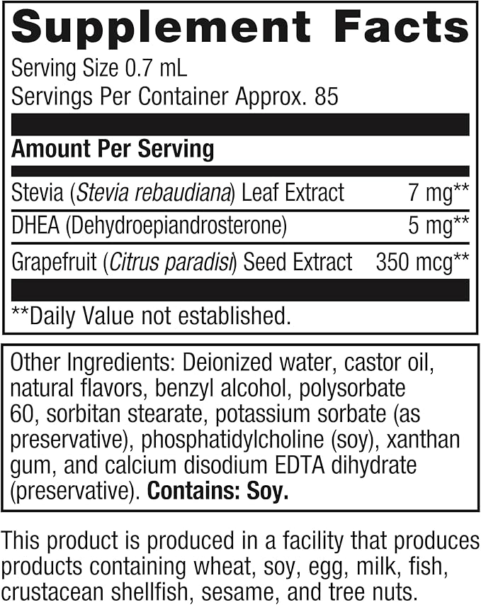 Metagenics BioSom - Liquid DHEA Supplement Spray - for Men & Women - with Grapefruit Extract, Stevia & DHEA - Liposomal Form of DHEA - 85 Servings