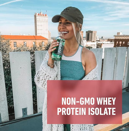 Isopure Zero Carb 32g Protein Ready-to-Drink, Whey Protein Isolate, Alpine Punch, 16 Fl Oz (12 Bottles)