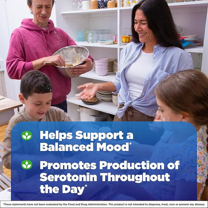 Natrol Mood + Stress 5-HTP 200mg Time Release Tablets, 30 Count, 30 Day Supply