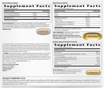 GNC Women's Ultra Mega 50 Plus VP Multi Vitamins, 30 Count