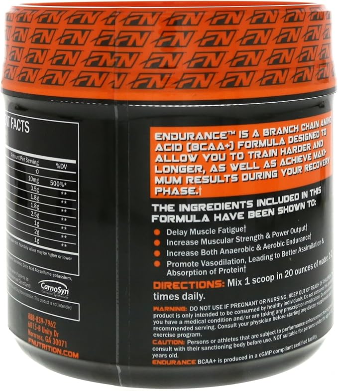 Endurance 2:1:1 BCAA + Train Harder & Longer Maximum Recovery 30 Servings (Southern Sweet Tea)
