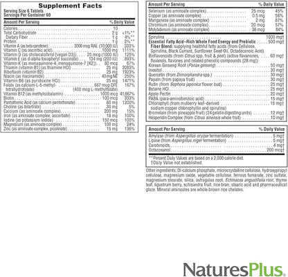 Natures Plus Source Of Life Mini-Tabs Multivitamin & Mineral Supplement - 360 Tablets