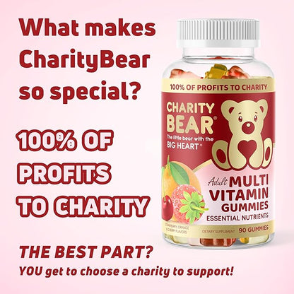 Adult Multivitamin Gummies, 100% of Profits to Charity
