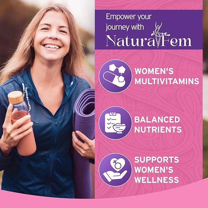 Ultra Vita Multivitamin for Women - Balance of Vitamins, Minerals, & Herb Extracts - Womens Vitamins A, C, D, E and Zinc for Energy, Immunity & Female Support - 60 Capsules