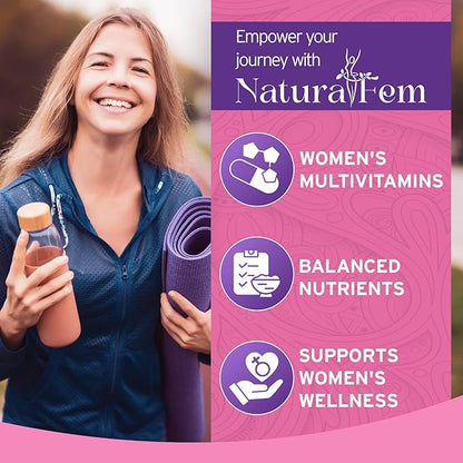 Ultra Vita Multivitamin for Women - Balance of Vitamins, Minerals, & Herb Extracts - Womens Vitamins A, C, D, E and Zinc for Energy, Immunity & Female Support - 60 Capsules