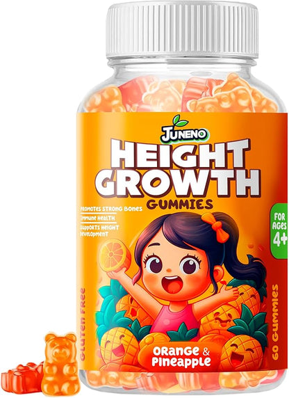 Height Growth Vitamins Supplement Gummies - Grow Taller for Teens Kids Boys Girls - Natural Height Increaser Maximizer Multivitamin