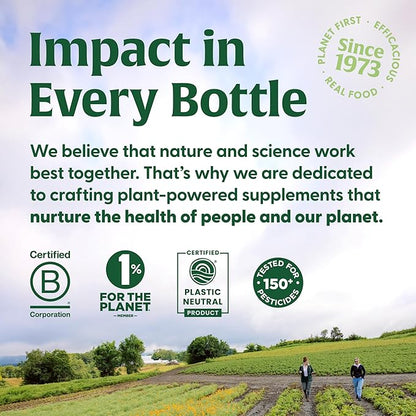 MegaFood Blood Builder - Iron Supplement Clinically Shown to Increase Iron Levels without Side Effects - Iron Supplement for Women with Vitamin C, Vitamin B12 and Folic Acid - Vegan - 60 Tabs