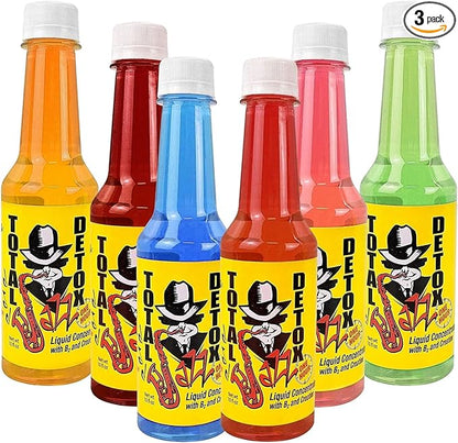 10oz Jazz Total Detox Liquid Concentrate with B2 & Creatine Variety Pack (3)