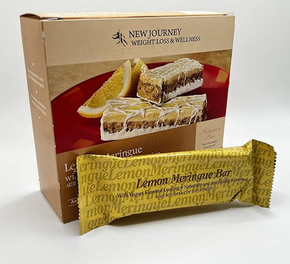 Lemon Meringue Bar - New Journey Weight Loss & Wellness - High Protein Meal Replacement Nutrition Bar (7 bars/box)